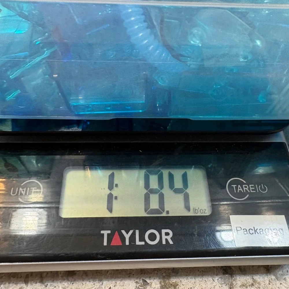 LEGO Translucent Blue Bulk Bricks and Specialty Pieces Lot 1.5lbs+
